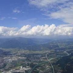 Flugwegposition um 13:35:41: Aufgenommen in der Nähe von Gemeinde Finkenstein am Faaker See, Österreich in 1711 Meter